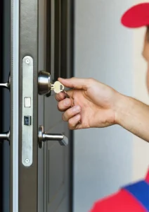 Business protected with advanced access control installed by Locksmith Flemington.